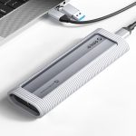 ORICO AXM2S-G2 10 Gbit/s M.2 NVMe SSD-Gehäuse mit 2-in-1 Typ-C + USB-A-Datenkabel