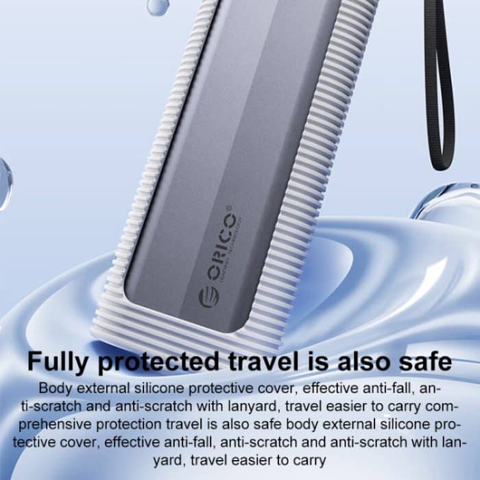 ORICO AXM2S-G2 10 Gbit/s M.2 NVMe SSD-Gehäuse mit 2-in-1 Typ-C + USB-A-Datenkabel – Bild 2