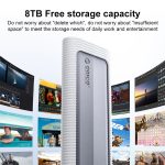 ORICO AXM2S-G2 10 Gbit/s M.2 NVMe SSD-Gehäuse mit 2-in-1 Typ-C + USB-A-Datenkabel – Bild 4