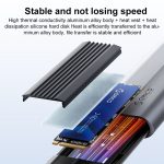 ORICO AXM2S-G2 10 Gbit/s M.2 NVMe SSD-Gehäuse mit 2-in-1 Typ-C + USB-A-Datenkabel – Bild 5