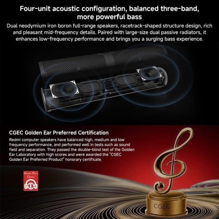 Xiaomi Redmi Computer Bluetooth-Lautsprecher mit RGB-Umgebungslicht – Bild 2