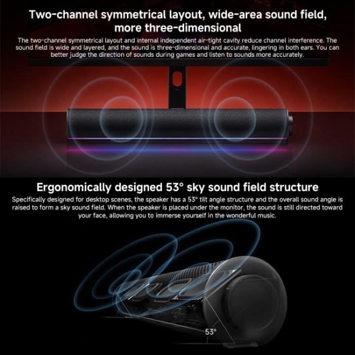 Xiaomi Redmi Computer Bluetooth-Lautsprecher mit RGB-Umgebungslicht – Bild 3