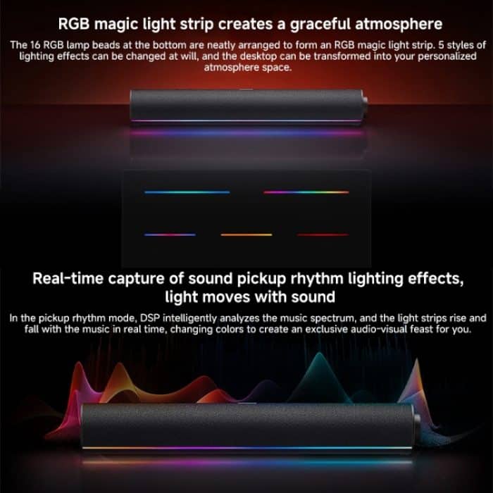 Xiaomi Redmi Computer Bluetooth-Lautsprecher mit RGB-Umgebungslicht – Bild 4