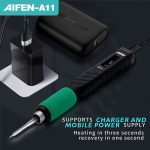 Aifen A11 Tragbare USB-Ladelötstation mit C210-Griff, US Plug, EU Plug, UK Plug – Bild 6