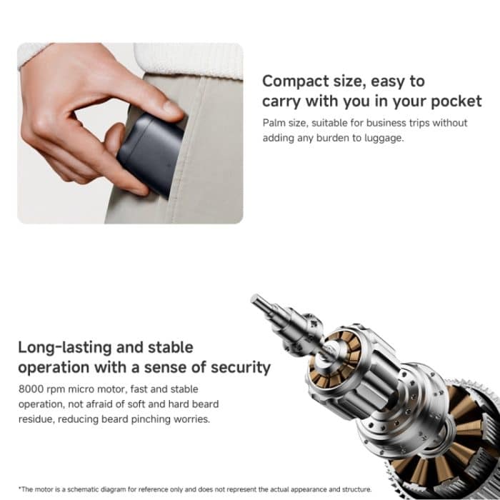 Xiaomi Mijia Elektrorasierer S200 – Bild 4