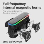 Xdobo X8 III BT5.3 IPX7 Kabelloser Lautsprecher mit RGB-Licht, unterstützt Bluetooth/TF-Karte/USB/AUX, X8 III – Bild 6