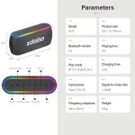 Xdobo X8 III BT5.3 IPX7 Kabelloser Lautsprecher mit RGB-Licht, unterstützt Bluetooth/TF-Karte/USB/AUX, X8 III – Bild 10