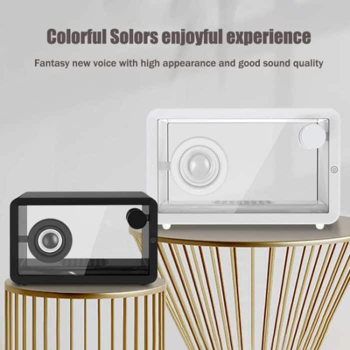 M8 Simple Fashion Transparenter Bluetooth-Lautsprecher-Subwoofer mit Umgebungslicht – Bild 3