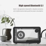 M8 Simple Fashion Transparenter Bluetooth-Lautsprecher-Subwoofer mit Umgebungslicht – Bild 6