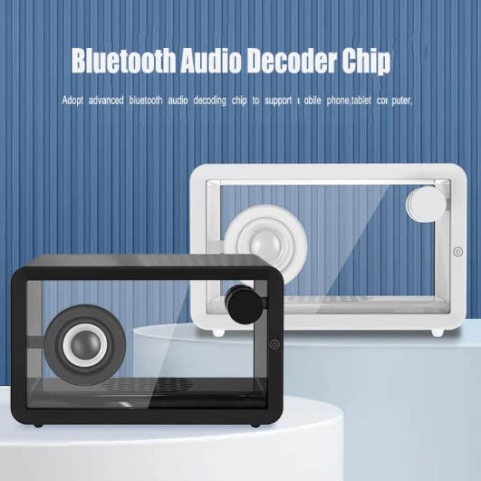 M8 Simple Fashion Transparenter Bluetooth-Lautsprecher-Subwoofer mit Umgebungslicht – Bild 7