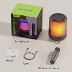 Zealot S66M RGB Rhythmisches Licht – Kabelloser Karaoke-Lautsprecher, Single Mic, Dual Mic – Bild 10