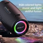 Zealot S87 80W Tragbarer Outdoor-Bluetooth-Lautsprecher mit RGB-Licht, S87 – Bild 6