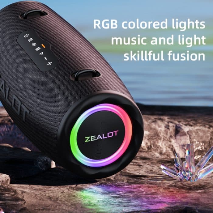 Zealot S87 80W Tragbarer Outdoor-Bluetooth-Lautsprecher mit RGB-Licht, S87 – Bild 6