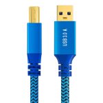 Drucker/Festplatte USB 3.0 A Stecker auf B Stecker Anschlusskabel, 0.3m, 0.6m, 1m, 2m, 3m