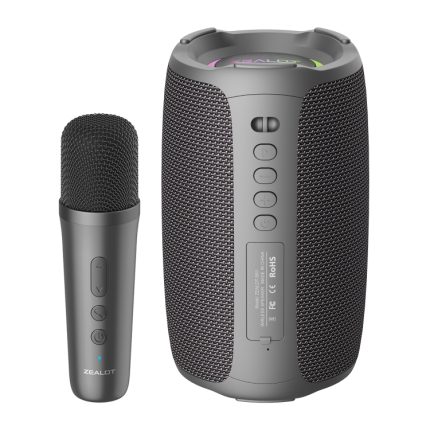 Zealot S61M RGB Rhythmisches Licht – Kabelloser Karaoke-Lautsprecher, Single Mic, Dual Mic