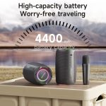 Zealot S61M RGB Rhythmisches Licht – Kabelloser Karaoke-Lautsprecher, Single Mic, Dual Mic – Bild 7