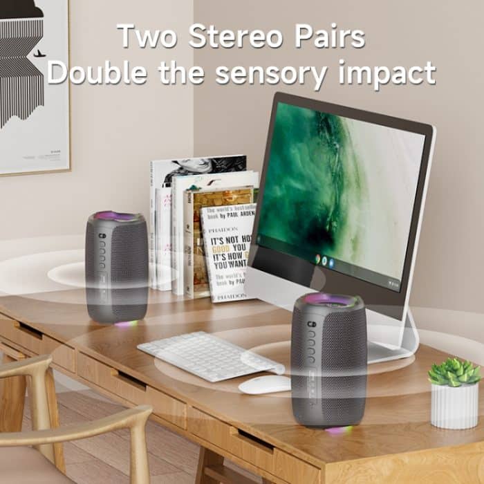 Zealot S61M RGB Rhythmisches Licht – Kabelloser Karaoke-Lautsprecher, Single Mic, Dual Mic – Bild 9