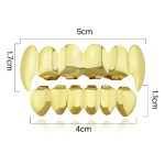 Echtgold-Galvanik-Halloween-Dekoration, Zahnersatz und Stoßzahnanzug, COS-Requisiten – Bild 4