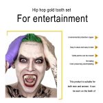Echtgold-Galvanik-Halloween-Dekoration, Zahnersatz und Stoßzahnanzug, COS-Requisiten – Bild 7