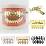 Echtgold-Galvanik-Halloween-Dekoration, Zahnersatz und Stoßzahnanzug, COS-Requisiten – Bild 2