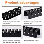 YX101 Acryl-Baseballkappenständer bietet Platz für 7 Baseballkappen – Bild 4