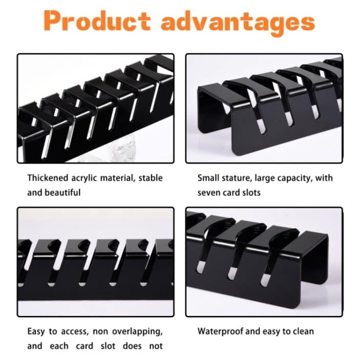 YX101 Acryl-Baseballkappenständer bietet Platz für 7 Baseballkappen – Bild 4