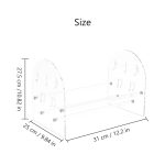 YX107 Präsentationsständer aus Acryl für Vinyl-Schallplatten – Bild 3