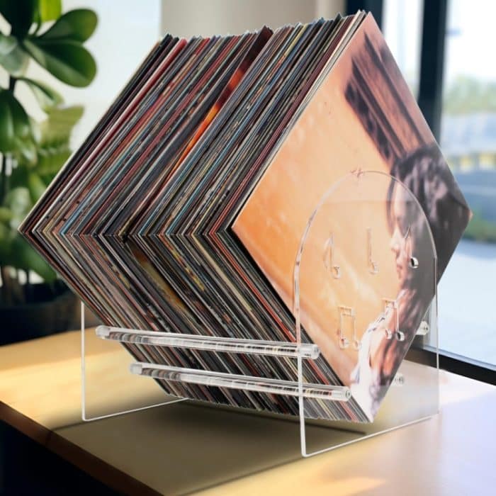YX107 Präsentationsständer aus Acryl für Vinyl-Schallplatten – Bild 5