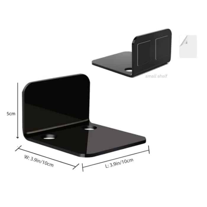 YX113 3-teiliges kleines Wandhalterungsset aus Acryl – Bild 2