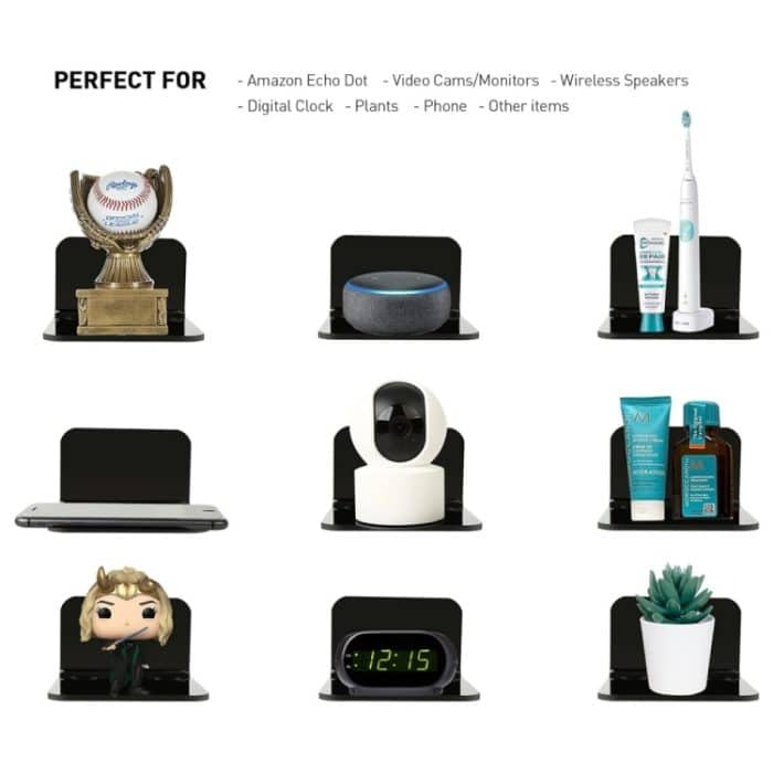 YX113 3-teiliges kleines Wandhalterungsset aus Acryl – Bild 4