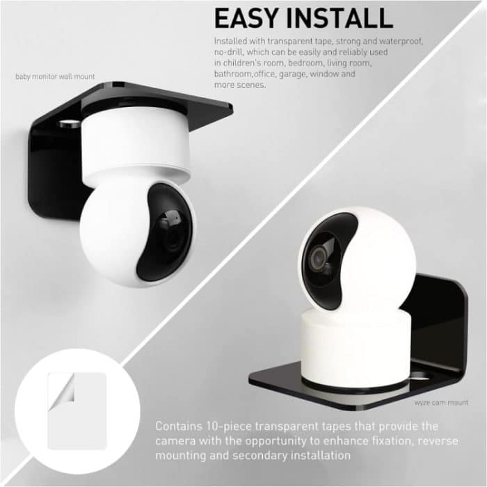 YX113 3-teiliges kleines Wandhalterungsset aus Acryl – Bild 5