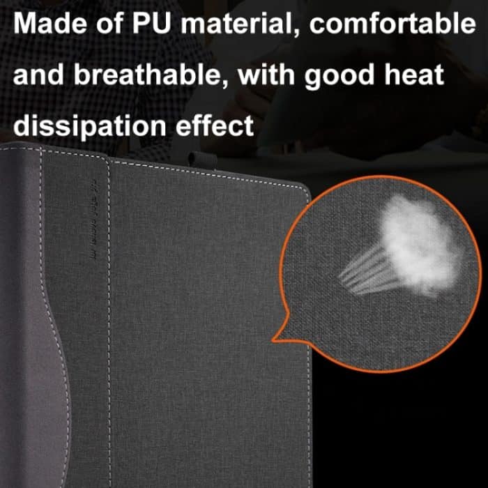 Stoßfeste Laptop-Schutzhülle aus Leder mit Ständer, For HP Pavilion Aero 13.3 inch 13-bg / 13z-bg – Bild 6