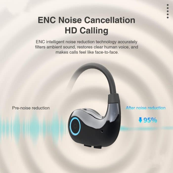 Hileo HI76 Sport Air Conduction Bluetooth-Kopfhörer mit Geräuschunterdrückung – Bild 3