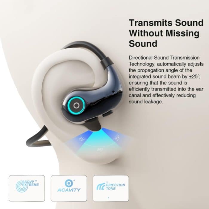 Hileo HI76 Sport Air Conduction Bluetooth-Kopfhörer mit Geräuschunterdrückung – Bild 6