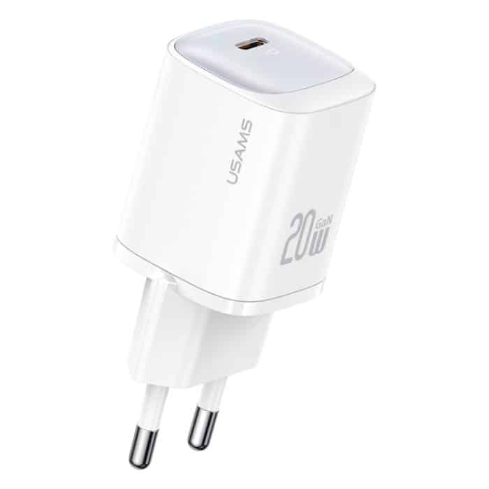 USAMS CC248 20 W USB-C / Typ-C GaN-Schnellladegerät, EU-Stecker, CC248 – Bild 1