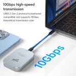 YCE-V195B USB-C / Typ-C Buchse auf M.2 NVMe SSD magnetisches Festplattengehäuse, YCE-V195B – Bild 5