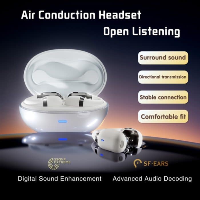 Hileo F16 TWS Touch Control IPX5 Wasserdichte Sport-Ohrclip-Ohrhörer mit Geräuschunterdrückung, F16 – Bild 3