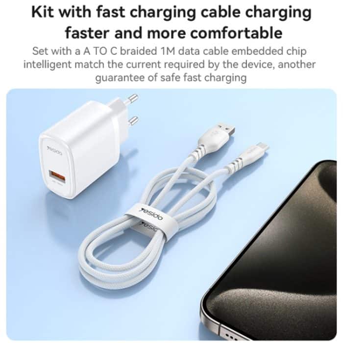 Yesido YC66 PD 18W USB-Schnellladegerät, EU Plug – Bild 9