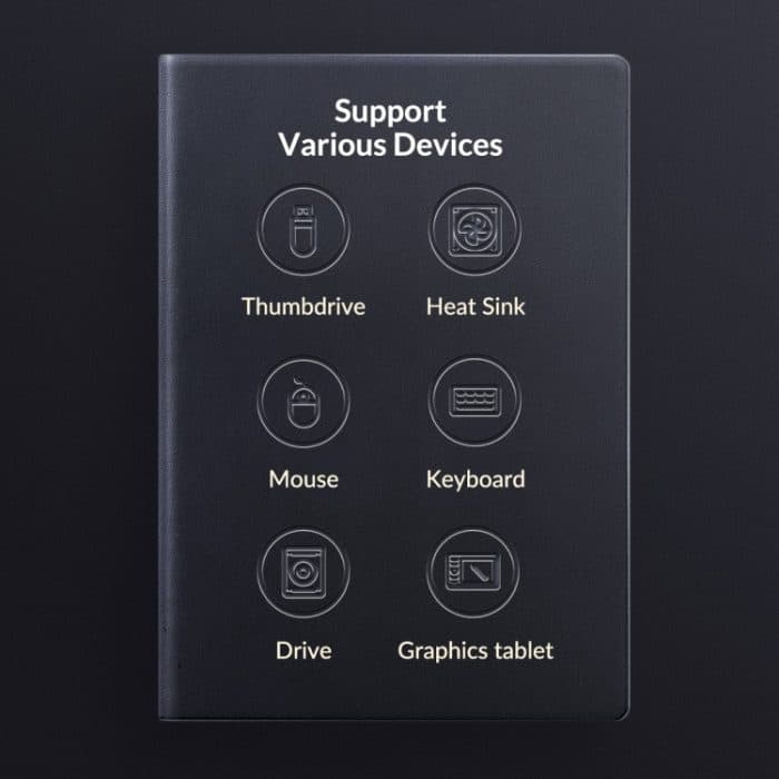 ORICO MINI-U32 3 in 1 USB Mini HUB Adapter, MINI-U32 – Bild 8