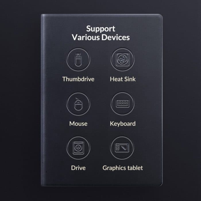 ORICO MINI-U32L 3 in 1 USB Mini HUB Adapter, MINI-U32L – Bild 9