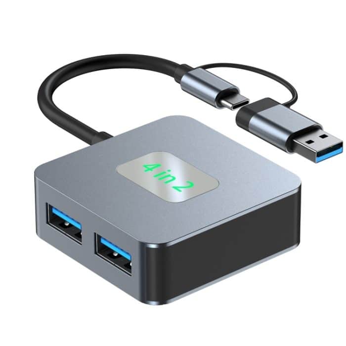 BYL-2320 4-in-2 USB + USB-C / Typ-C auf USB 3.2 4-Port-HUB-Adapter, BYL-2320 – Bild 1