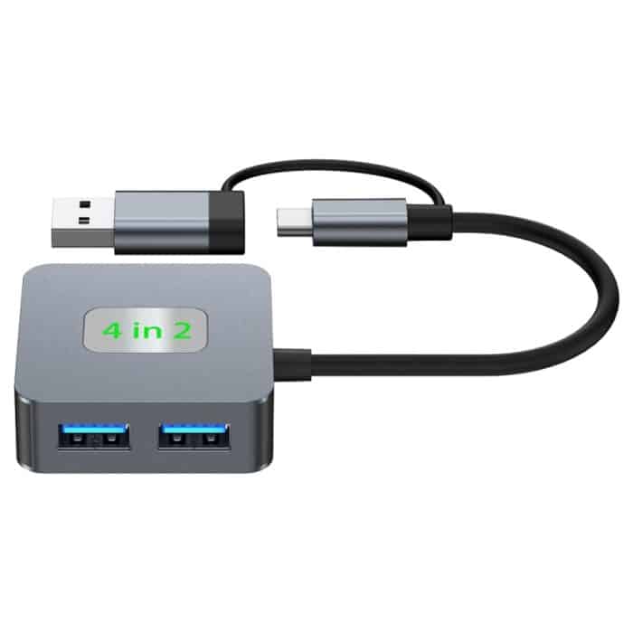 BYL-2320 4-in-2 USB + USB-C / Typ-C auf USB 3.2 4-Port-HUB-Adapter, BYL-2320 – Bild 3