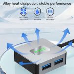 BYL-2320 4-in-2 USB + USB-C / Typ-C auf USB 3.2 4-Port-HUB-Adapter, BYL-2320 – Bild 8