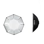 Godox Octagon Softbox Blitz Speedlite Studio Fotolicht Softbox mit Bowens Halterung, 95cm, 120cm, 140cm