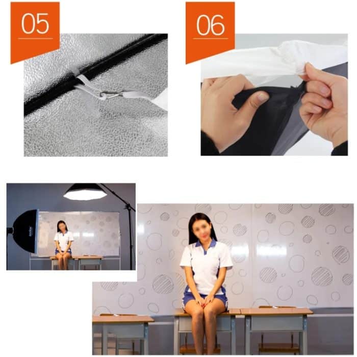 Godox Octagon Softbox Blitz Speedlite Studio Fotolicht Softbox mit Bowens Halterung, 95cm, 120cm, 140cm – Bild 7