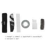 Godox Octagon Honeycomb Grid Softbox mit Bowens-Halterung, 95cm, 120cm, 140cm – Bild 7