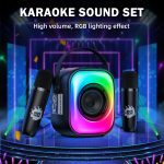 ONIKUMA L7 5W Karaoke-Bluetooth-Lautsprecher mit 2 Mikrofonen – Bild 2
