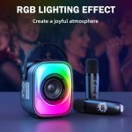 ONIKUMA L7 5W Karaoke-Bluetooth-Lautsprecher mit 2 Mikrofonen – Bild 3