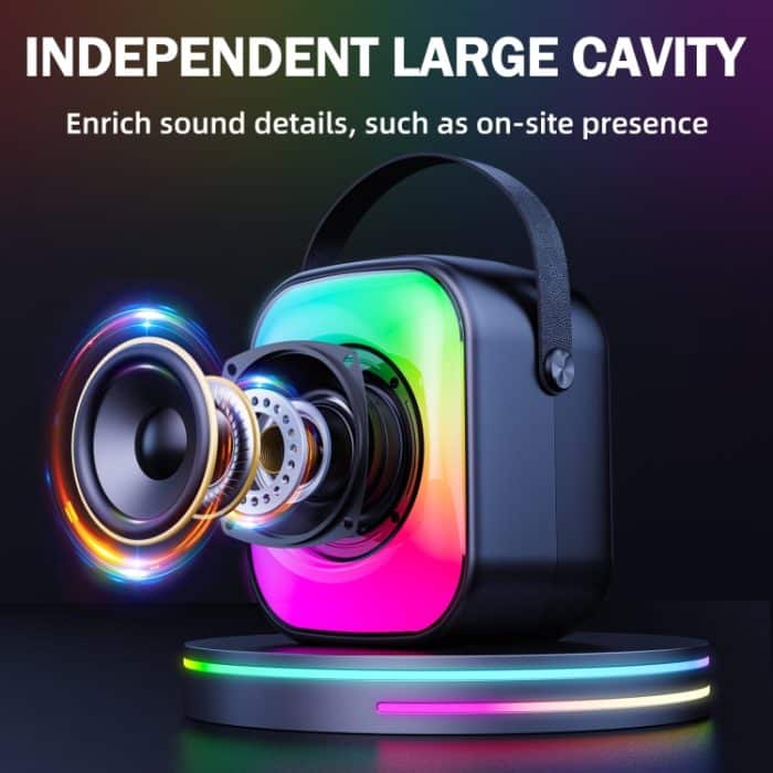 ONIKUMA L7 5W Karaoke-Bluetooth-Lautsprecher mit 2 Mikrofonen – Bild 6