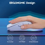 ONIKUMA CW917 RGB 4800DPI Dual Mode Kabelgebundene + 2,4GHz Kabellose Maus, CW917 (Black), CW917 (White) – Bild 3